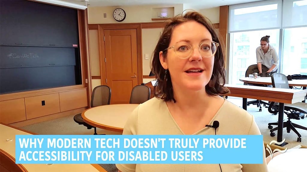 Video: Why modern tech doesn’t truly provide accessibility for disabled users