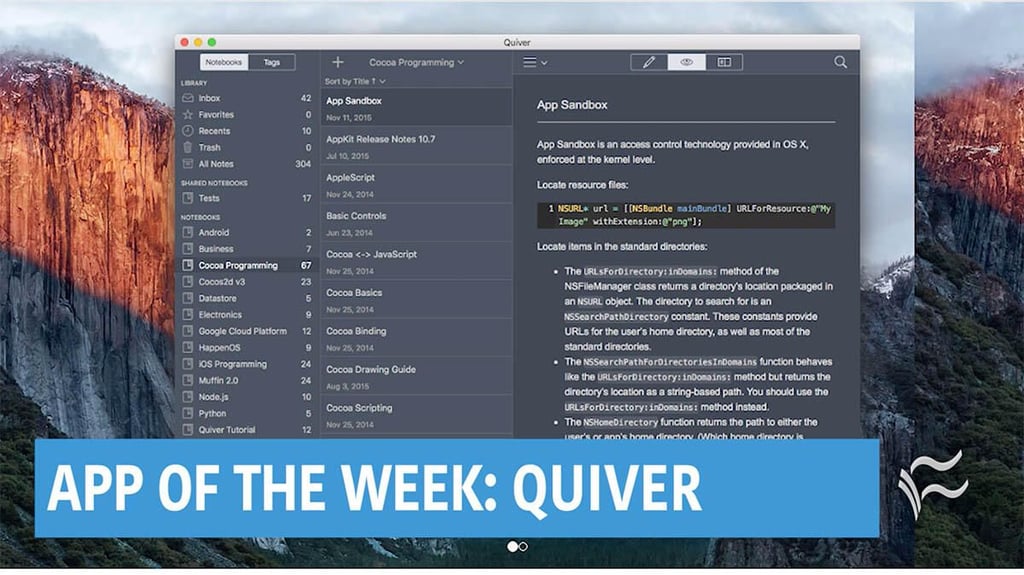 Quiver: The note-taking app designed for programmers