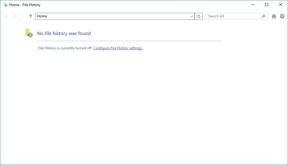 How to correctly use File History to transfer data files to a new Windows 10 installation