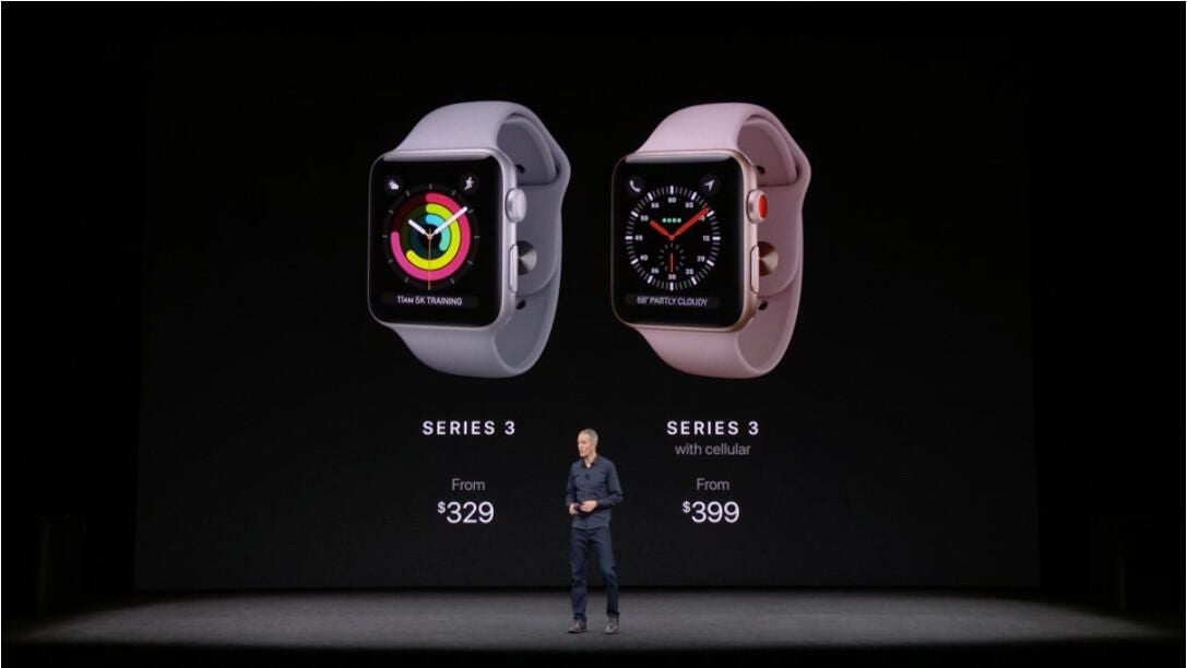 apple watch series 3 presentation