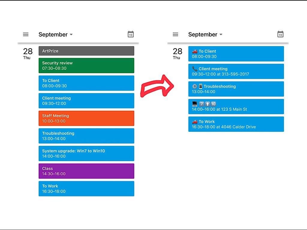 How to tweak your Google Calendar to make it easier to read
