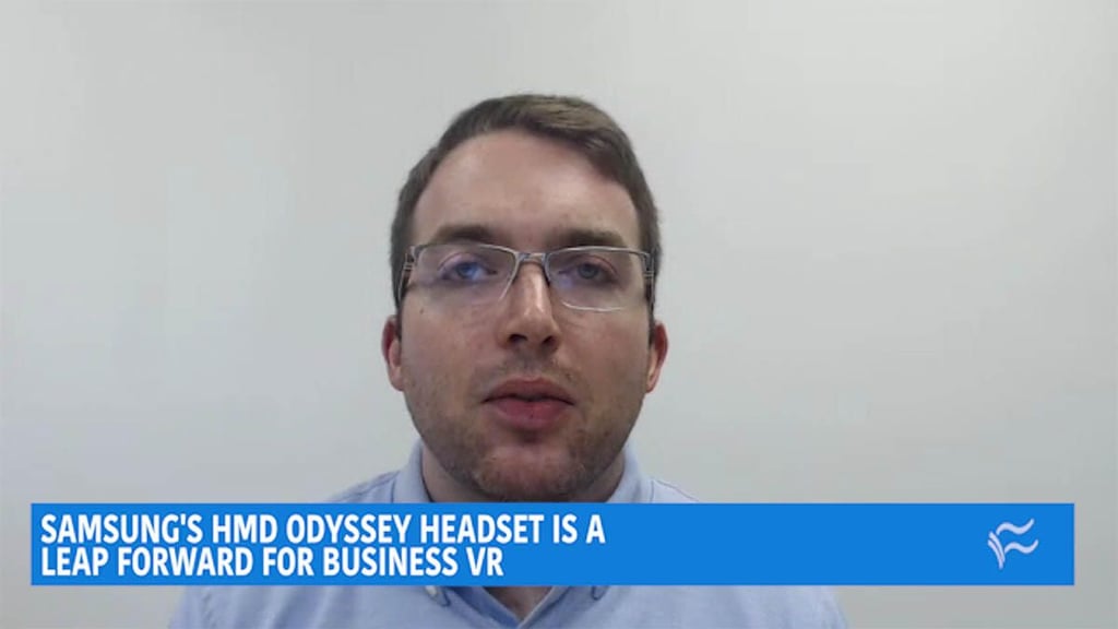 Video: Samsung’s HMD Odyssey headset is a leap forward for business VR