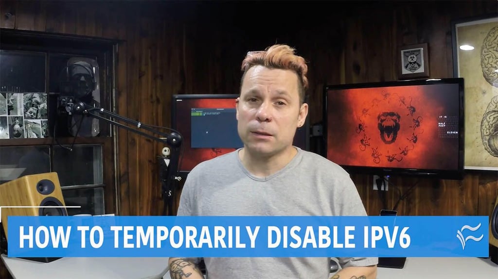 How to temporarily disable IPv6