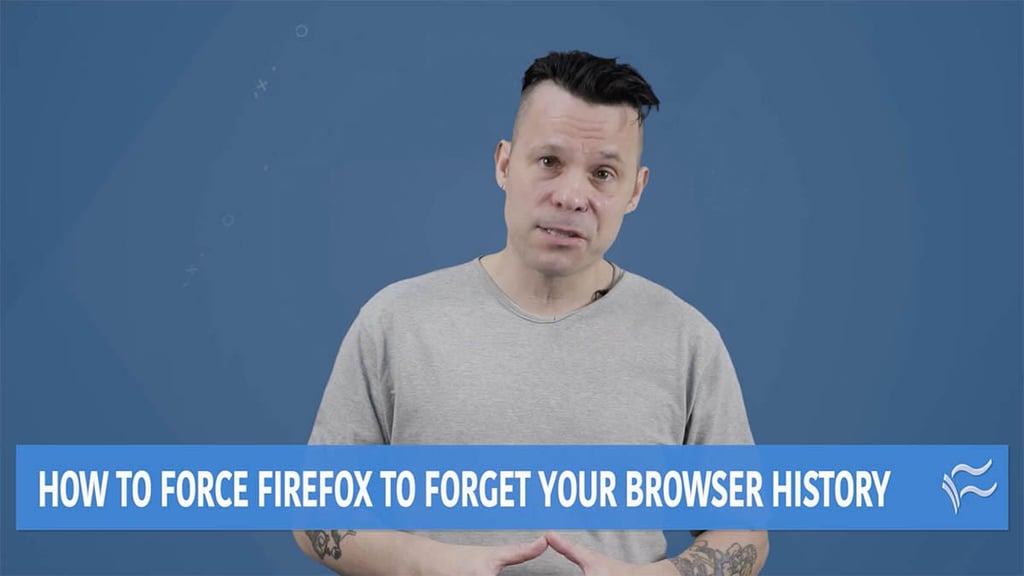How to force Firefox to forget your browser history