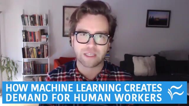 How machine learning creates demand for human workers