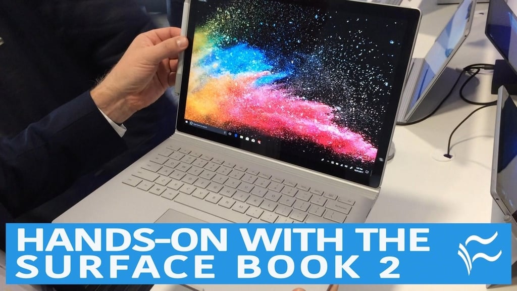 Hands on with Microsoft’s Surface Book 2