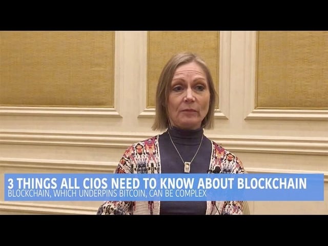 3 things all CIOs need to know about blockchain