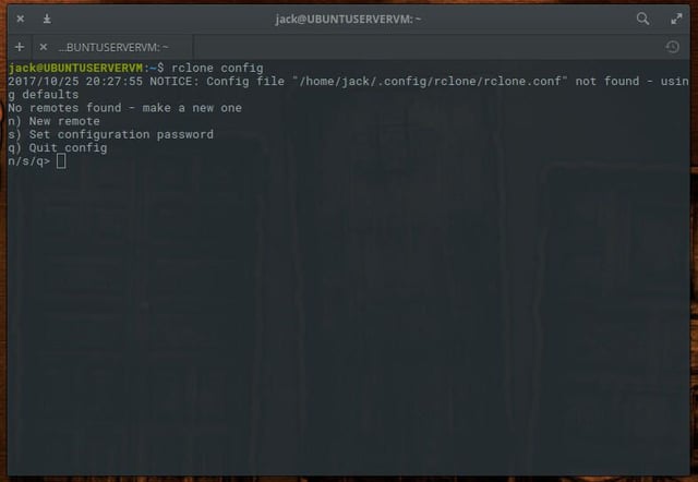 How to sync your Linux GUI-less server to your cloud service with rclone