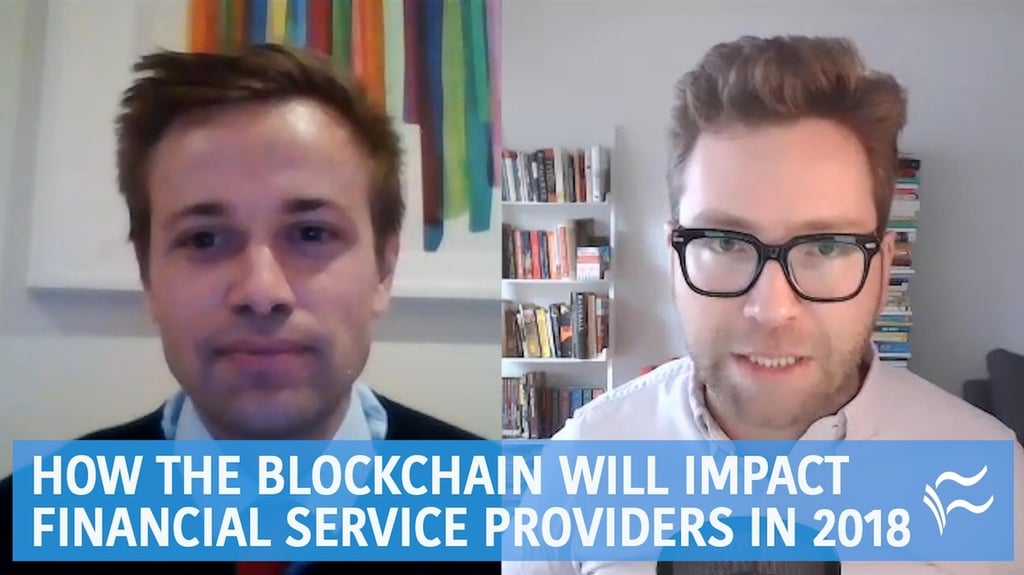 How the blockchain will impact financial service providers in 2018