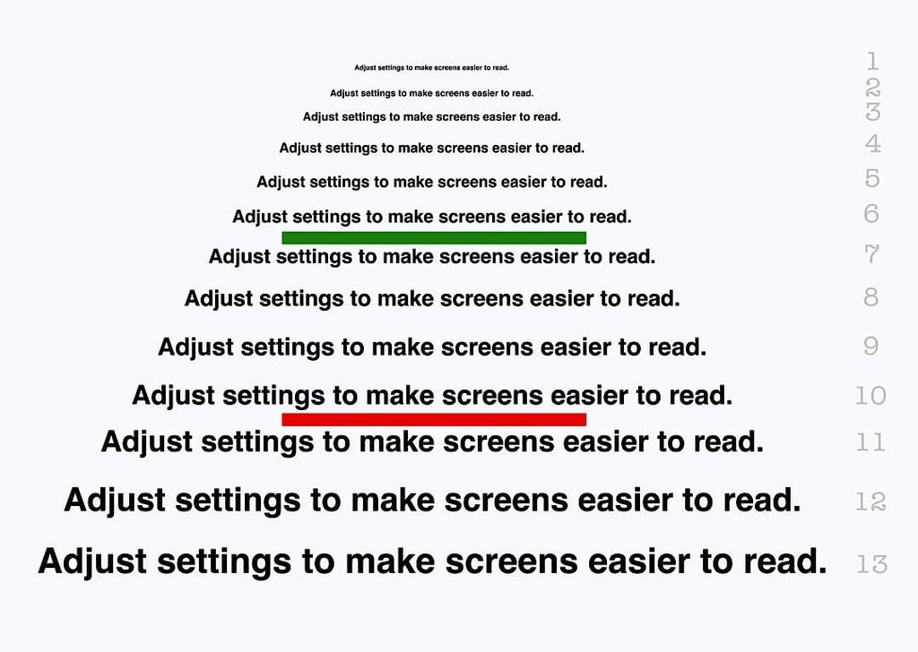 How to adjust your settings to make your screen easier to read
