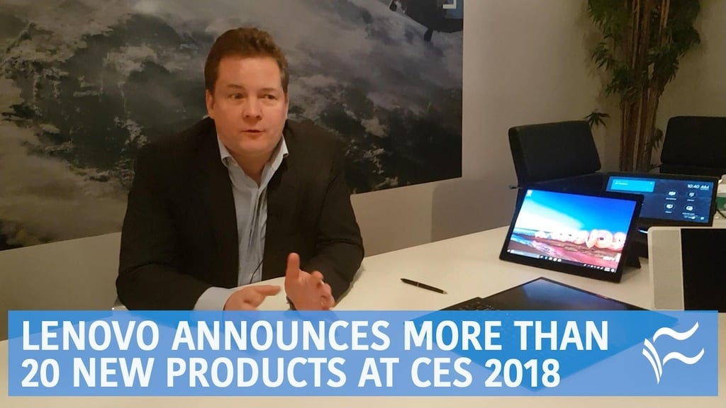 Lenovo announces more than 20 new products at CES 2018