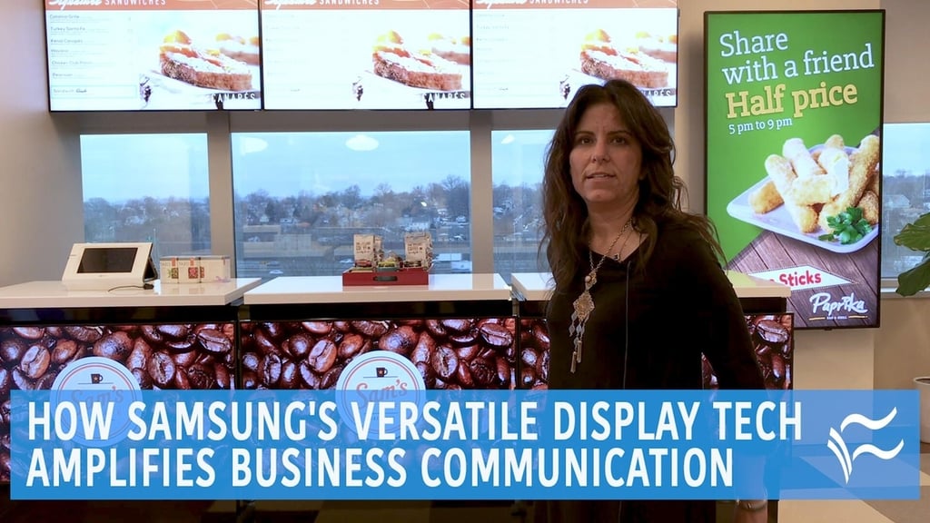 How Samsung’s versatile display tech amplifies business communication