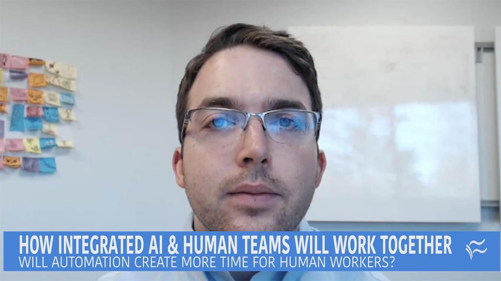 How integrated AI and human teams will work together