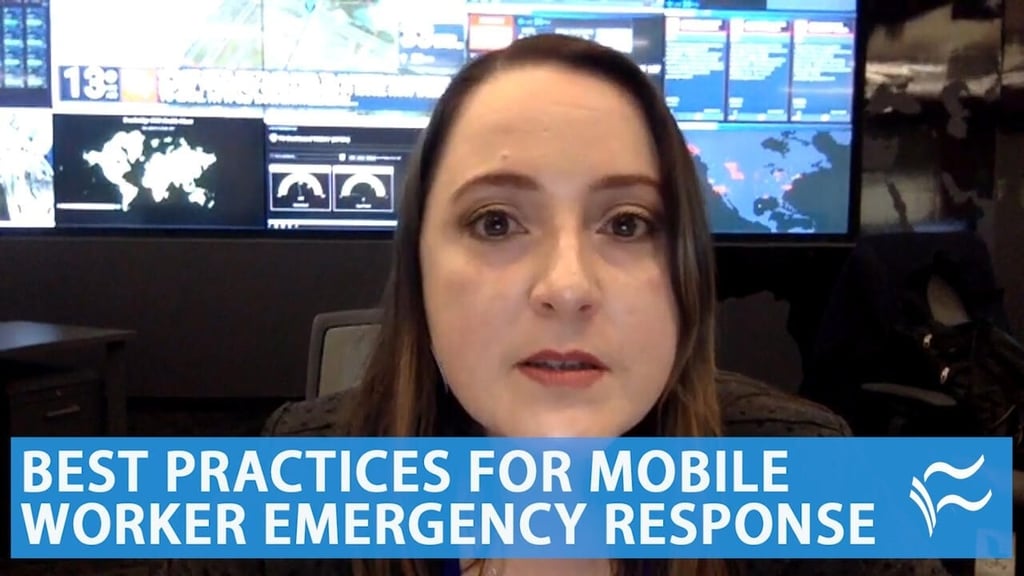 Best practices for mobile worker emergency response