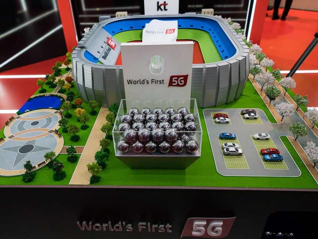 KT bragged about its 5G at the Olympics