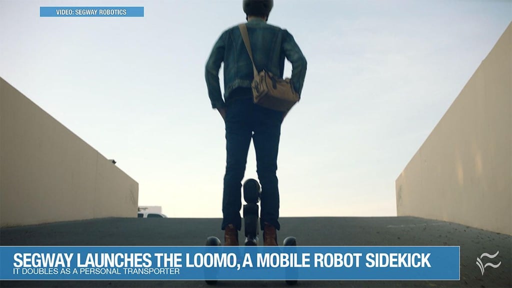 Segway launches the Loomo, a mobile robot sidekick that doubles as a personal transporter
