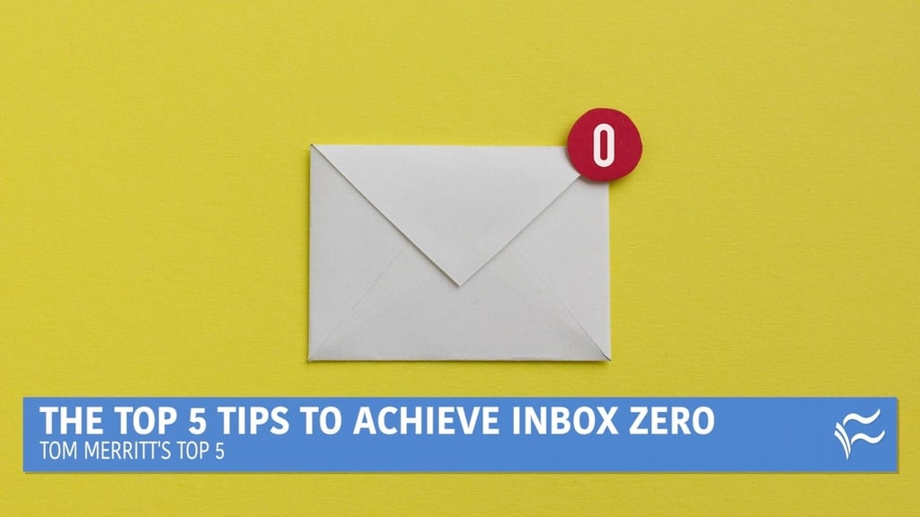 5 tips for getting through all the emails in your inbox
