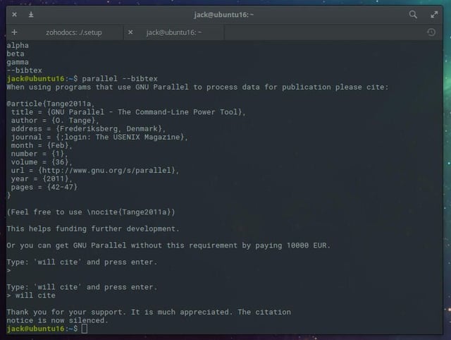 How to run Linux commands simultaneously with GNU Parallel