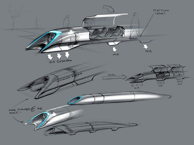 hyperloop diagram drawing