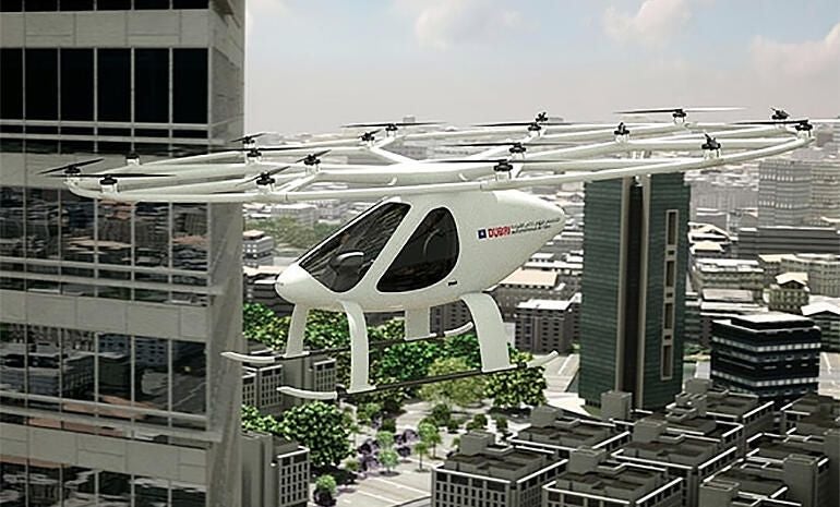volocopter flying taxi