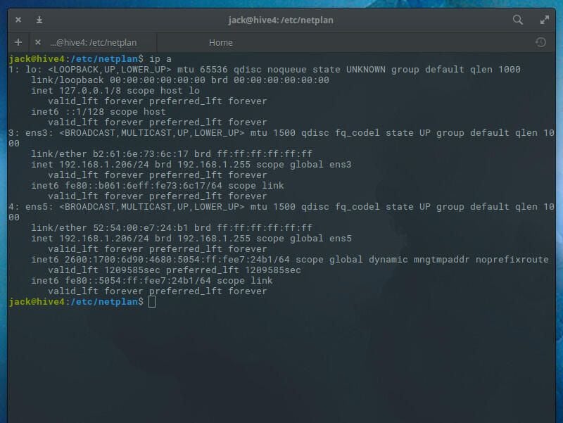 how to set static ip address ubuntu 18 04
