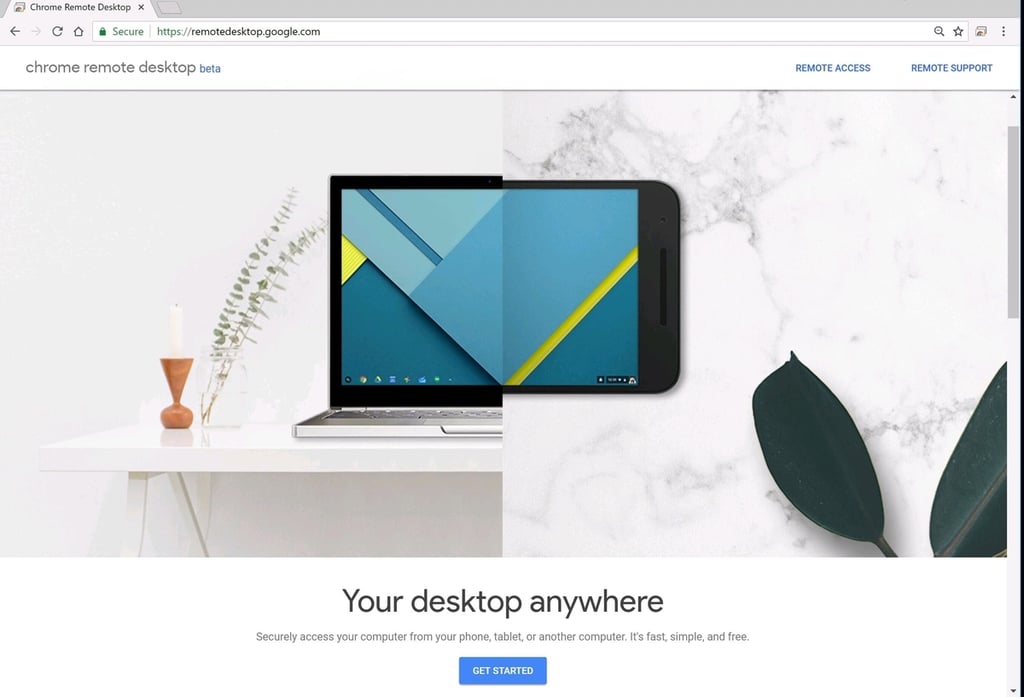 How to connect remotely with Chrome Remote Desktop