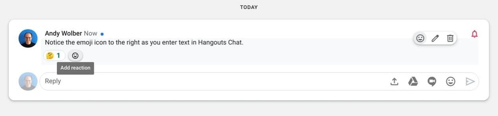 How to use emoji in G Suite apps