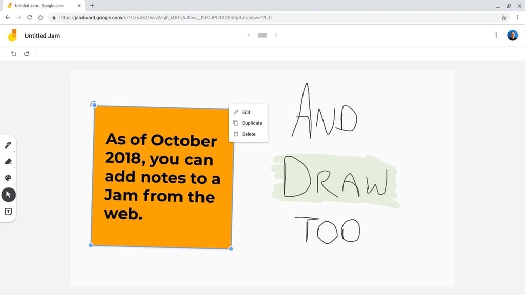 Google Jamboard: How to edit and share Jams from your browser