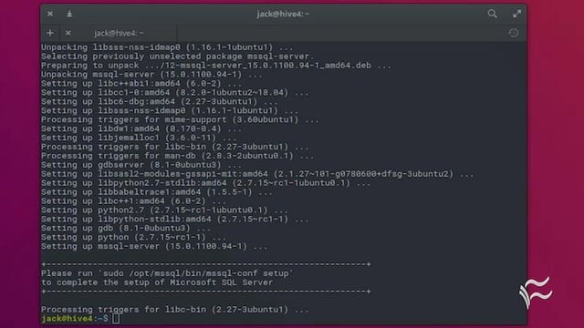 How to install MS SQL on a Ubuntu server