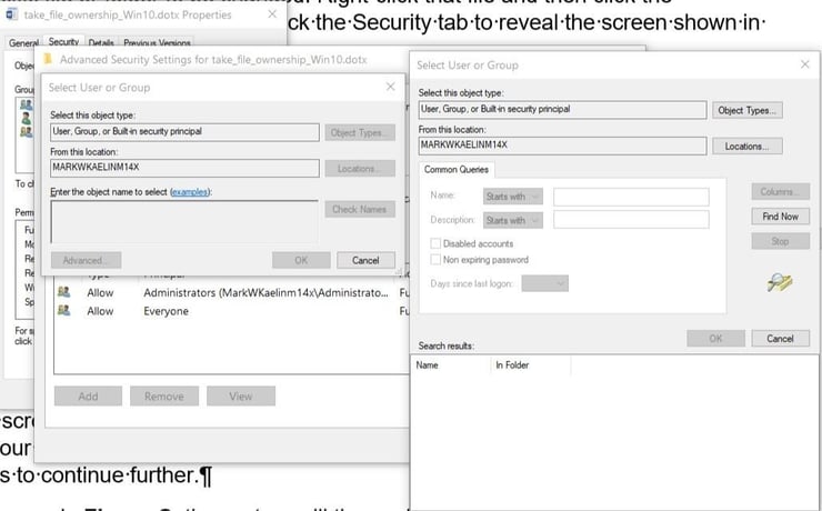 How to change ownership of files and folders in Windows 10 - TechRepublic