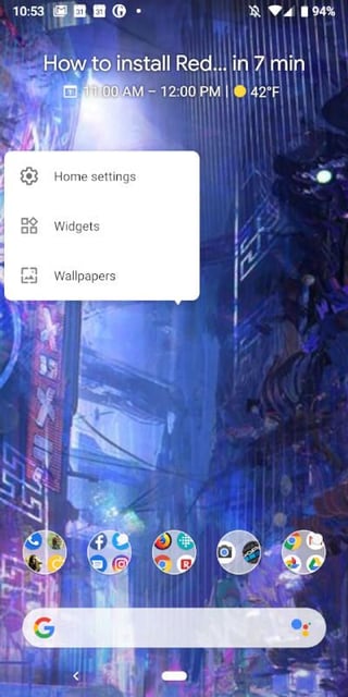 How to add a home screen shortcut to a Gmail label