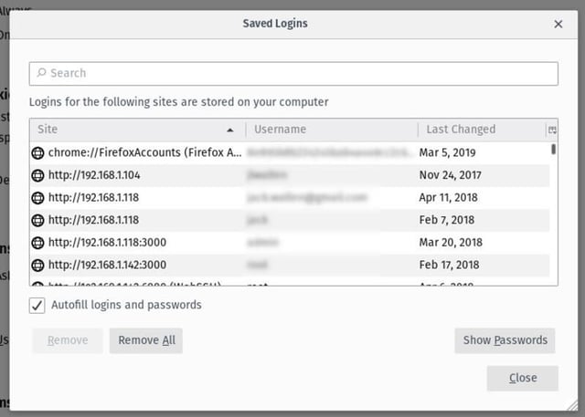 Why you should never allow your web browser to save your passwords