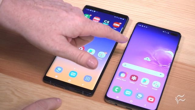 A look at the Samsung Galaxy S10 Plus versus the Galaxy Note 9