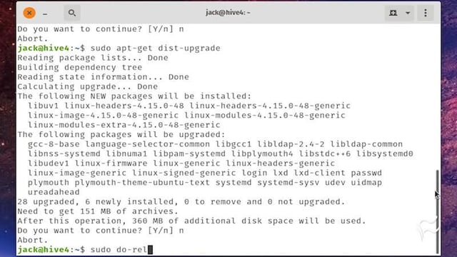 The difference between apt-get upgrade, apt-get dist-upgrade, and do-release-upgrade