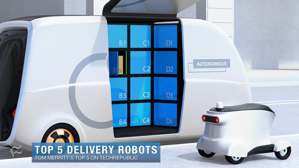 Top 5 delivery robots