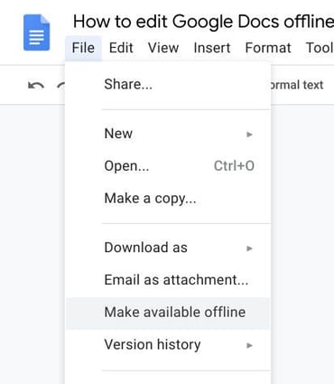 How to create and edit Google Docs, Sheets, and Slides offline ...