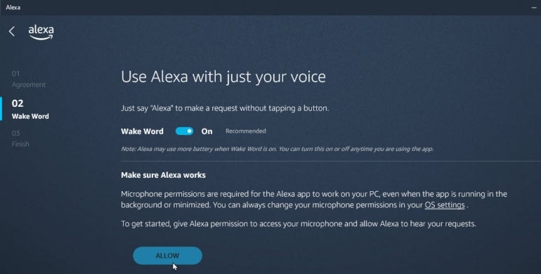 How to set up alexa store on computer