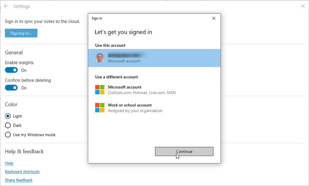 Sticky Notes Log In How to Use Microsoft's Sticky Notes in Windows 10, on the Web, and on ...