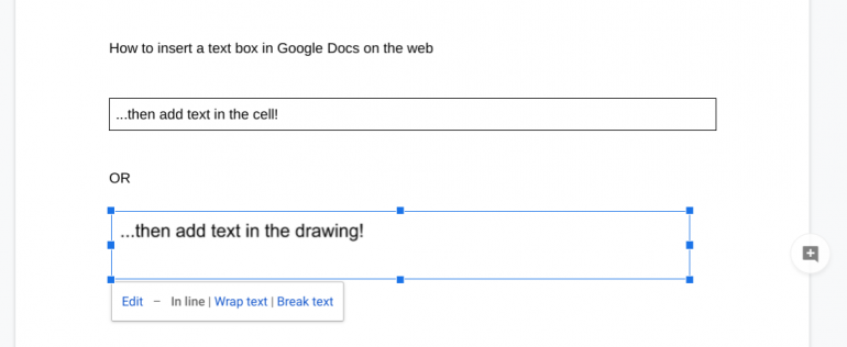 How to insert a text box in Google Docs | TechRepublic