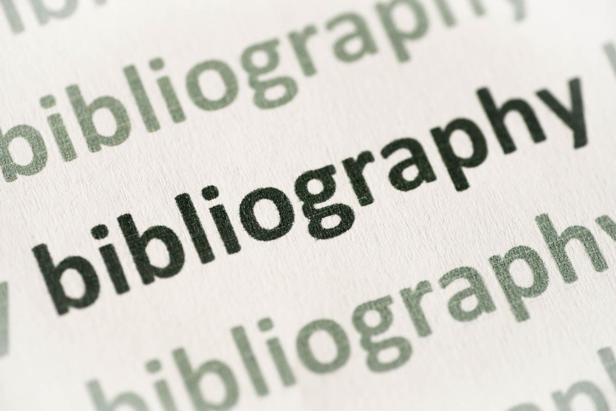 define bibliography in ms word