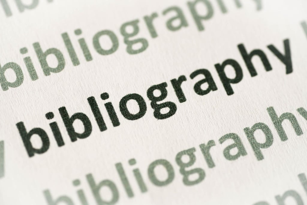 How to add a bibliography to a Word document