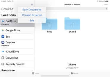 How to use the Files app to connect to a network server from your ...