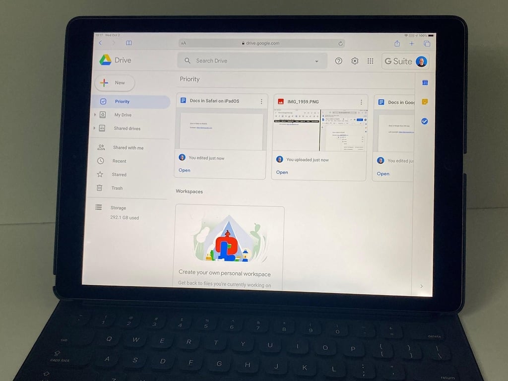 How to use G Suite apps in Safari on iPadOS