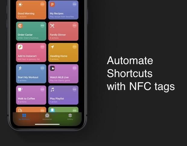 How to Use the NFC Tag Reader on an iPhone for Automation 