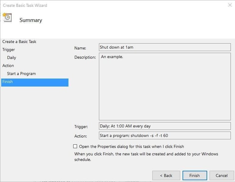 How to schedule a Windows 10 shutdown for a specific date and time ...