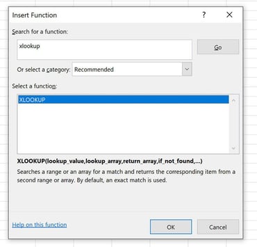 How to use the new Excel Lookup function