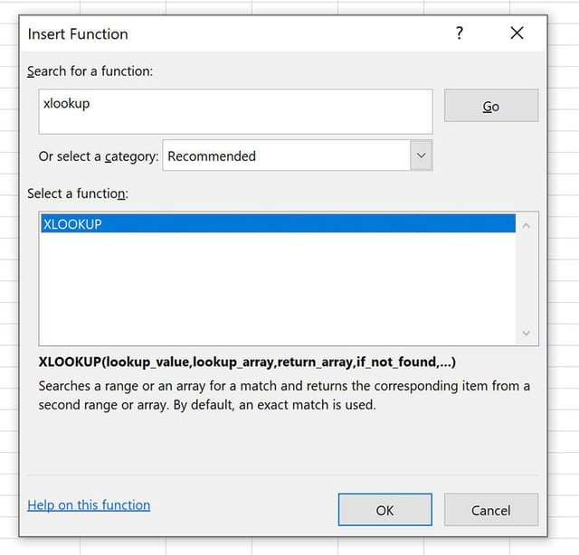 How to use the new Excel Lookup function