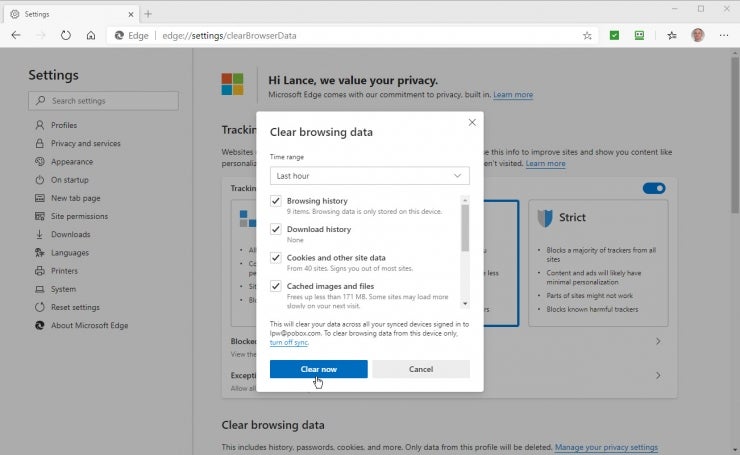 How to manage security and privacy in the new Microsoft Edge browser ...
