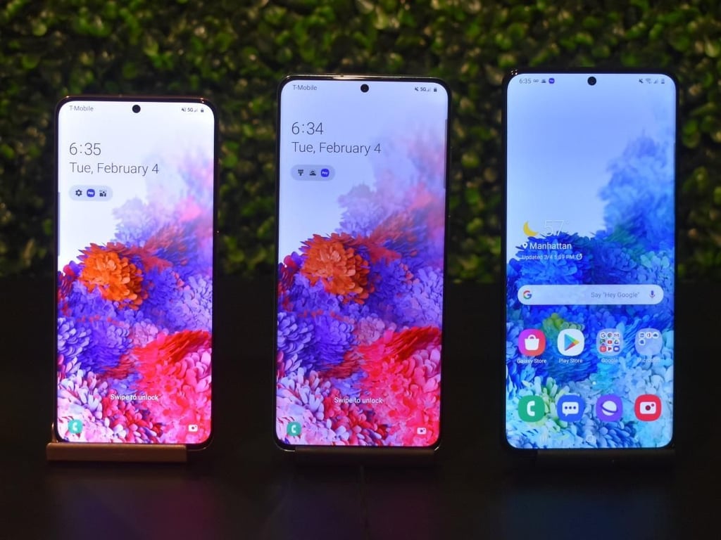 Samsung’s Galaxy S20 versus the Galaxy Note 10