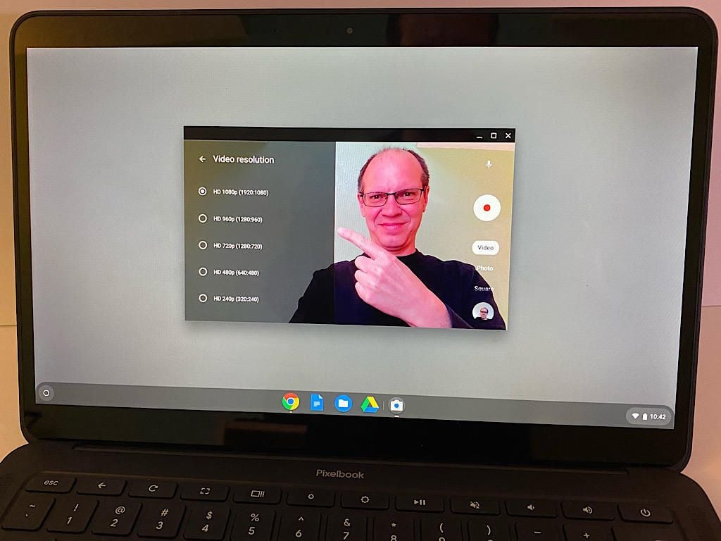 How to record video on a Pixelbook Go